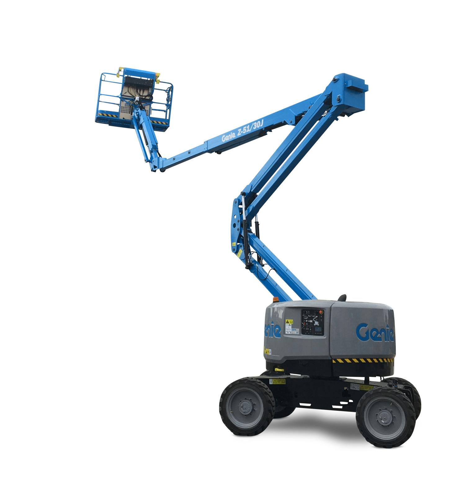 Genie Z51/30J knikarmhoogwerker zijaanzicht