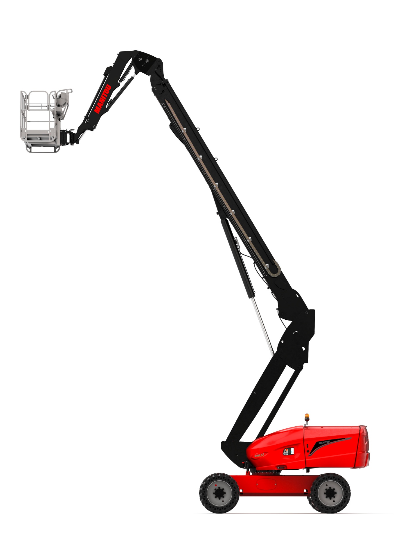 Manitou 280TJ telescoophoogwerker zijaanzicht