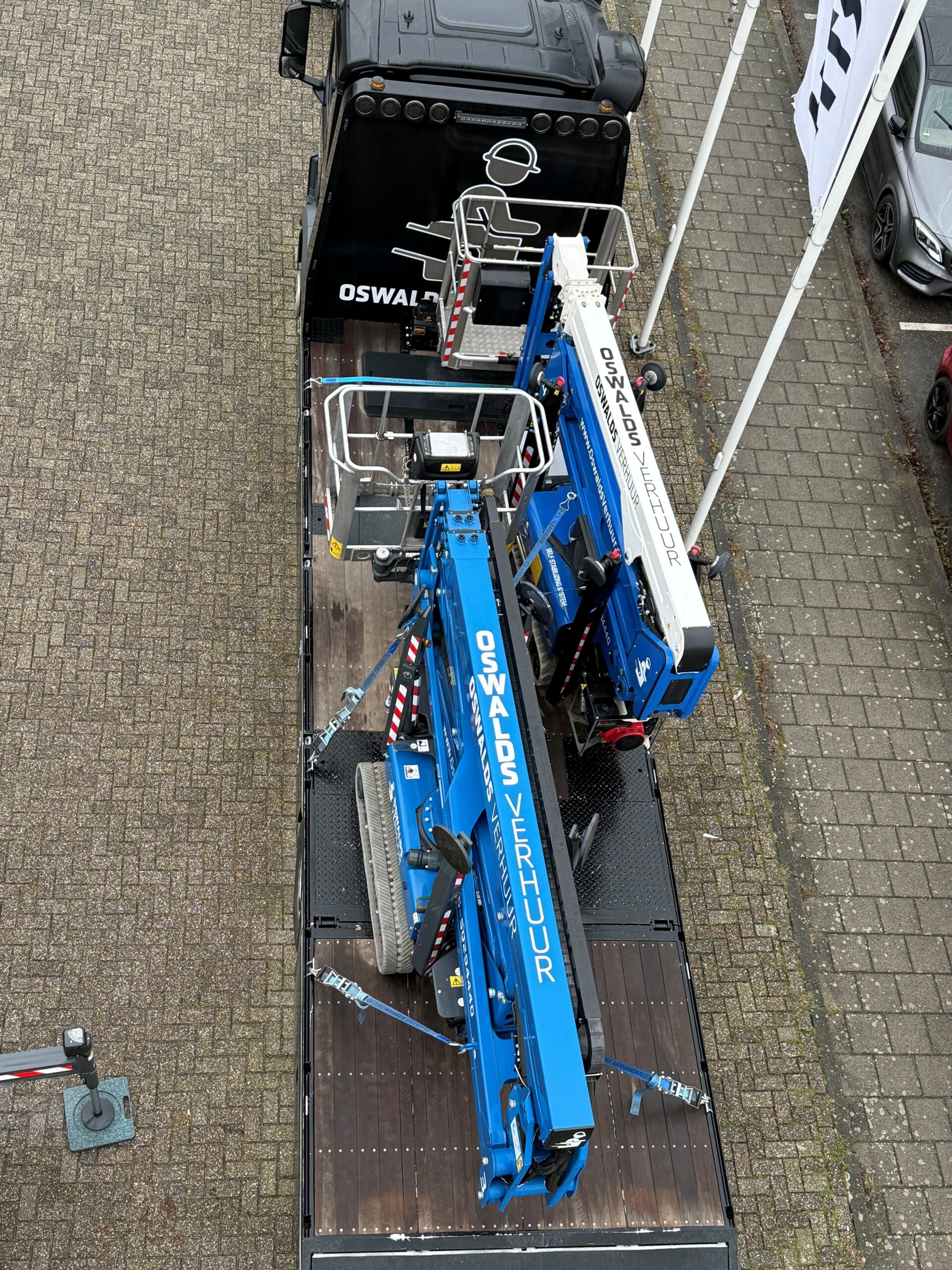 20 meter spin op bakwagen