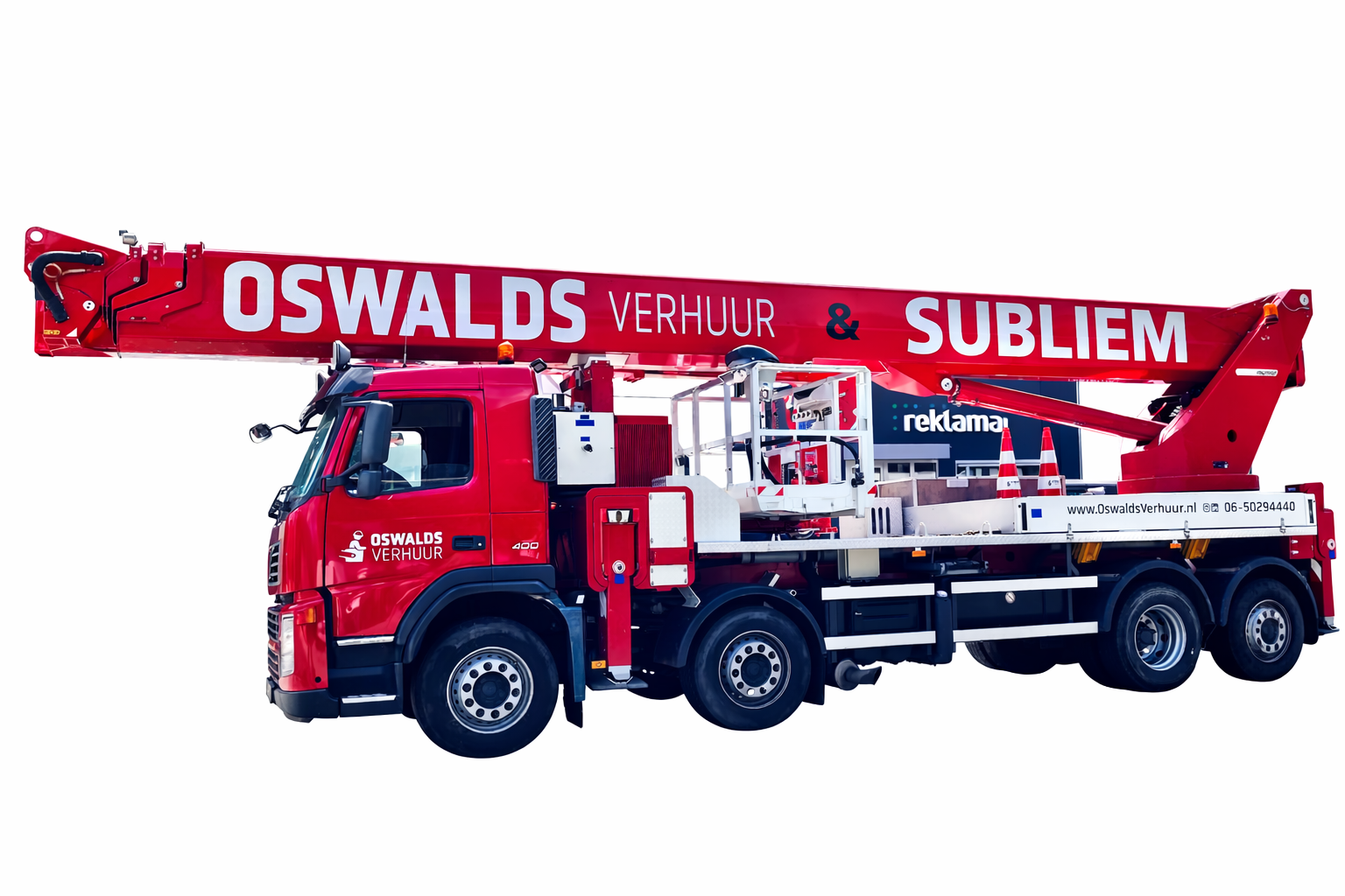 Vrachtautohoogwerker met machinist 6 53 meter WUMAG WT530