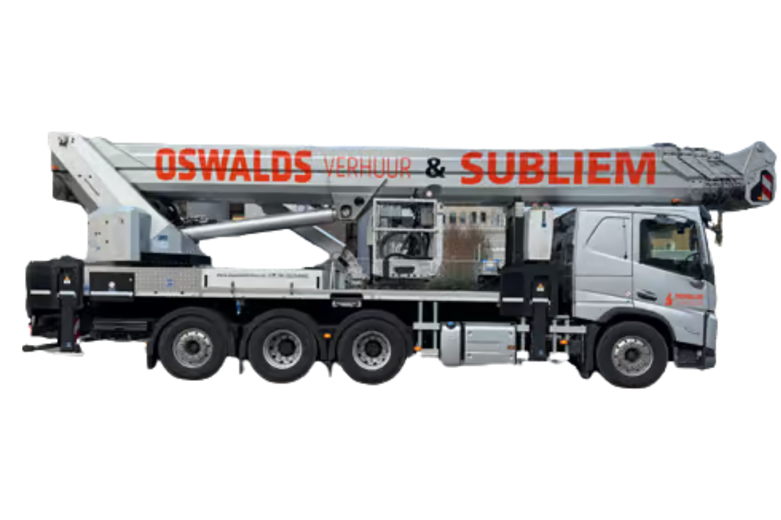 Vrachtautohoogwerker met machinist 12 70 meter RUTHMANN T700HF