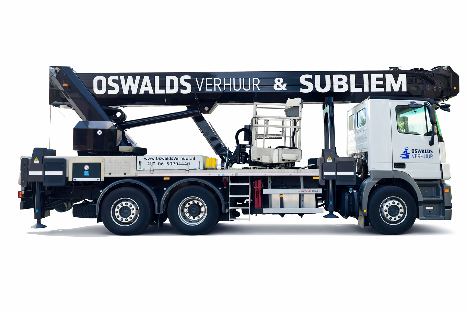 Vrachtautohoogwerker met machinist 3 45 meter WUMAG WT450