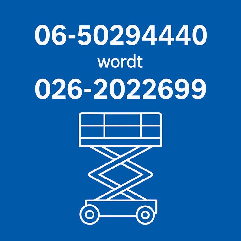 Nieuw telefoonnummer voor Oswalds Verhuur