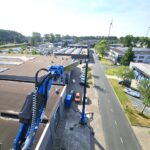 De nieuwe 33 meter spinhoogwerker in actie