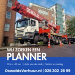 Vacature Planner Oswalds Verhuur