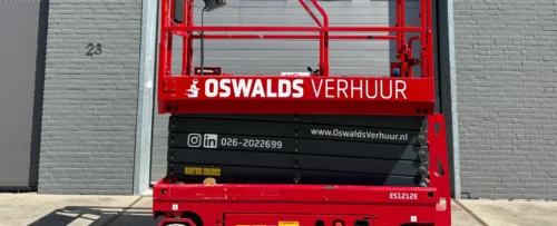 12 meter elektrische schaarhoogwerker huren