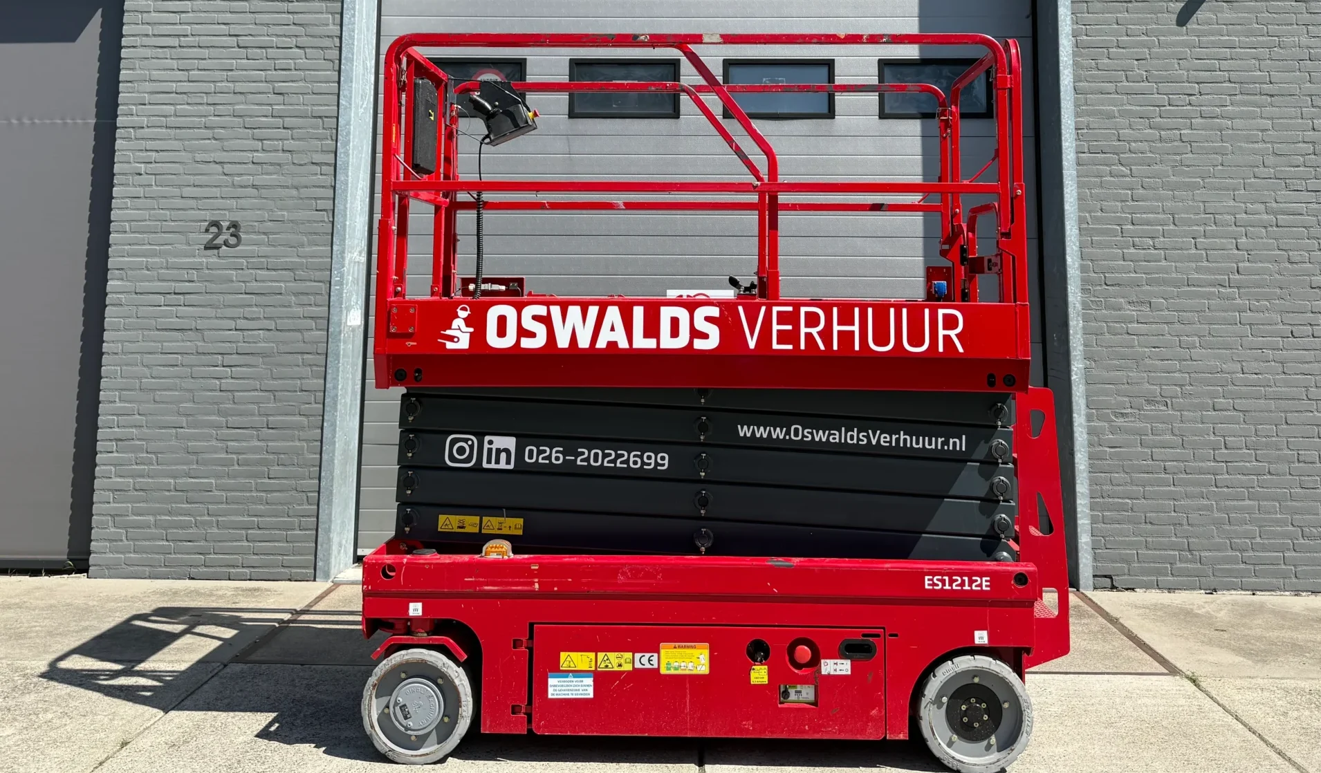 12 meter schaarhoogwerker