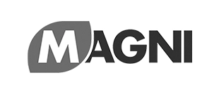 Het logo van Magni